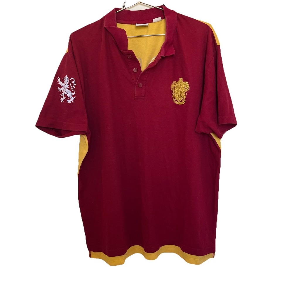 The Wizarding World of Harry Potter Gryffindor Quidditch Polo Shirt XXL